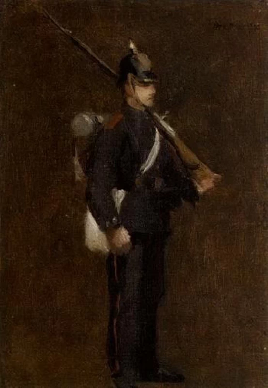 Studio di un soldato